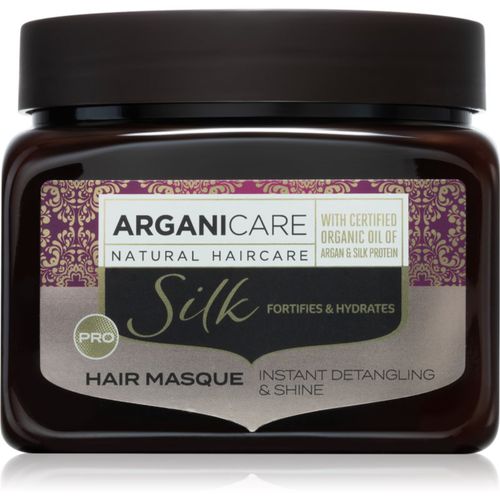 Silk Protein Fortifying Mask maschera idratante capelli con proteine 500 ml - Arganicare - Modalova