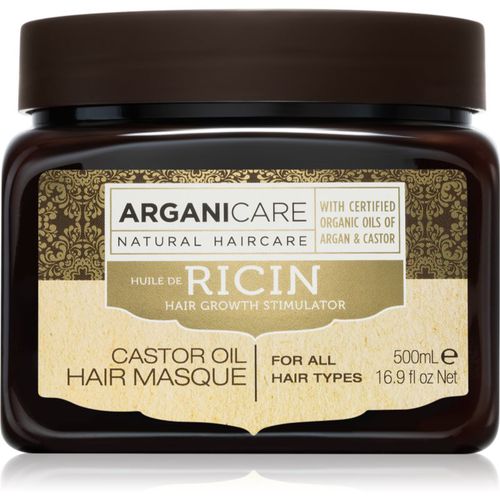 Ricin Hair Growth Stimulator maschera rinforzante per capelli deboli con tendenza alla caduta per tutti i tipi di capelli 500 ml - Arganicare - Modalova