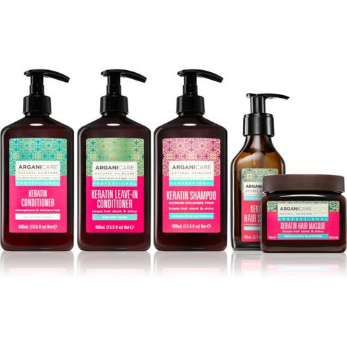 Keratin Set Geschenkset (für trockenes Haar) - Arganicare - Modalova