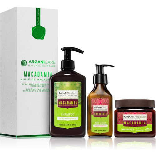 Macadamia Repairing and Fortifying Program Set confezione regalo(per capelli rovinati e secchi) - Arganicare - Modalova