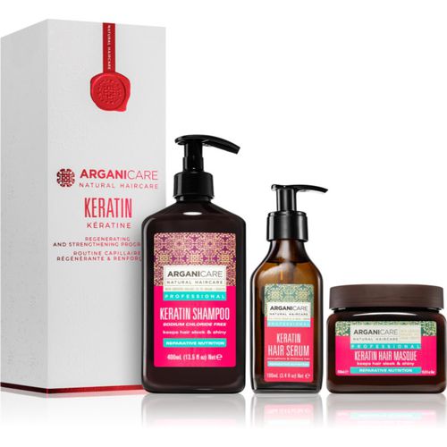 Keratin Regenerating and Strengthening Program Set confezione regalo (effetto rigenerante) - Arganicare - Modalova