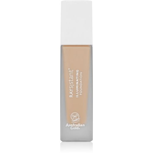 RAYsistant Illuminating Foundation maquillaje con efecto iluminador tono Light 30 ml - Australian Gold - Modalova