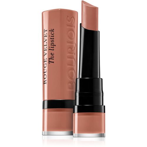 Rouge Velvet The Lipstick barra de labios matificante tono 01 Hey Nude! 2,4 g - Bourjois - Modalova