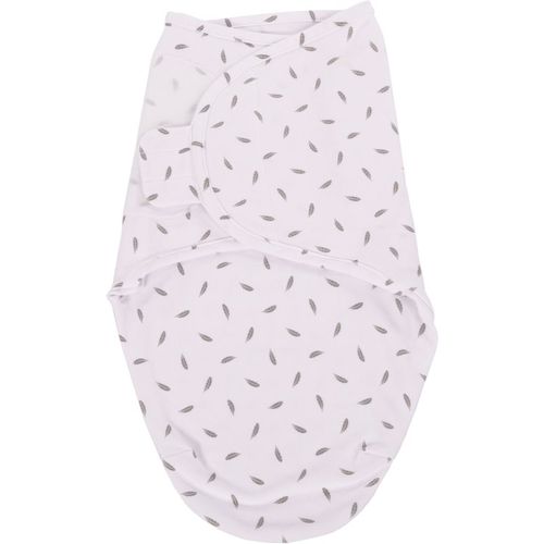 B-Wrap Small Grey Feathers sacca per neonato 3,2-6,4kg 1 pz - Bo Jungle - Modalova