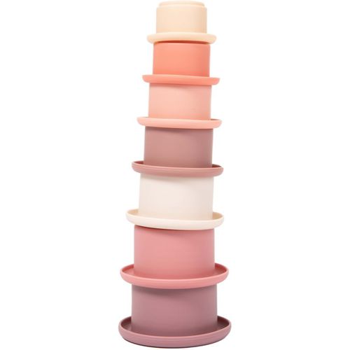 B- Stacking Cups Lovely Pink coppette impilabili per il bagno 7 pz - Bo Jungle - Modalova