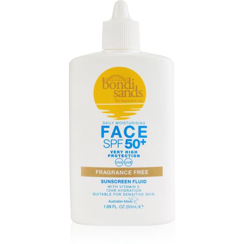 SPF 50+ Fragrance Free loción solar facial sin perfume SPF 50+ 50 ml - Bondi Sands - Modalova