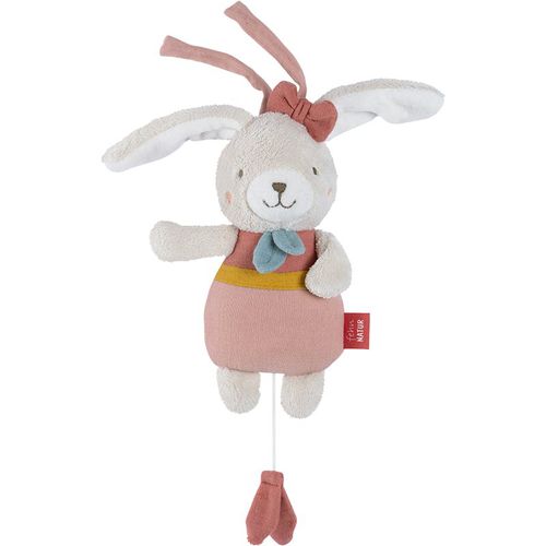 FehnNATUR Musical Rabbit giocattolo pendente a contrasto con melodia 1 pz - BABY FEHN - Modalova