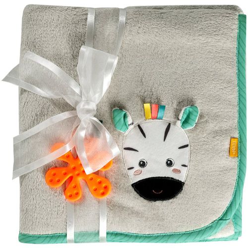 DoBabyDoo Cuddleblanket Zebra Decke mit Beißring 100x75 cm - BABY FEHN - Modalova