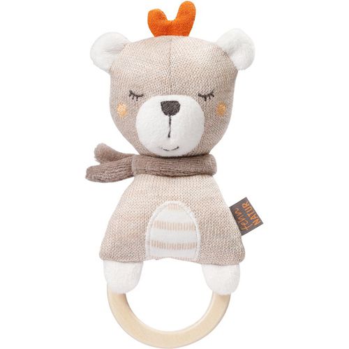 FehnNATUR Wooden Grabber Teddy sonaglio 1 pz - BABY FEHN - Modalova