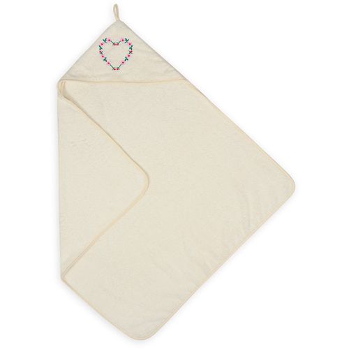 Robin Handtuch mit Kapuze White 80x80 cm - Babymatex - Modalova