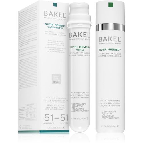 Nutri-Remedy Case & Refill crema facial antiarrugas para pieles muy secas + recambio 50 ml - Bakel - Modalova