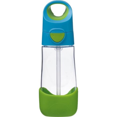 Bottle with Straw botella con pajita Blue Green 450 ml - B.Box - Modalova