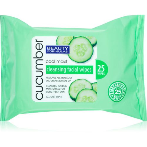 Cucumber toallitas limpiadoras con extractos de pepino 25 ud - Beauty Formulas - Modalova