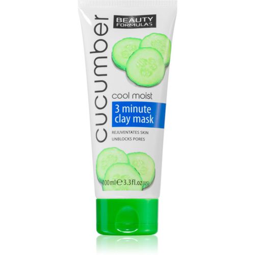 Cucumber tiefenreinigende Gesichtsmaske mit Ton 100 ml - Beauty Formulas - Modalova