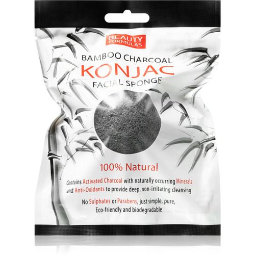 Charcoal esponja exfoliante suave con carbón activo 1 ud - Beauty Formulas - Modalova