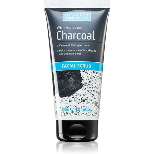 Charcoal exfoliante facial con carbón activo 150 ml - Beauty Formulas - Modalova