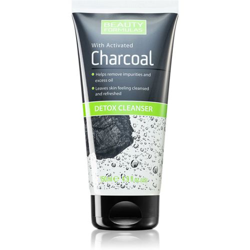 Charcoal gel detergente con carbone attivo per pelli grasse e problematiche 150 ml - Beauty Formulas - Modalova