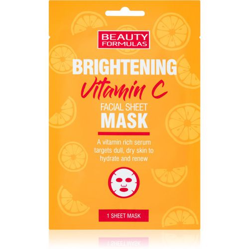 Vitamin C mascarilla iluminadora en forma de hoja con vitamina C 1 ud - Beauty Formulas - Modalova