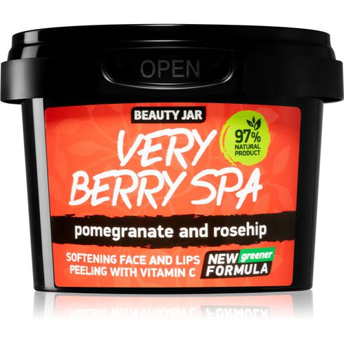 Very Berry Spa Zuckerpeeling für zarte Haut für das Gesicht 120 g - Beauty Jar - Modalova