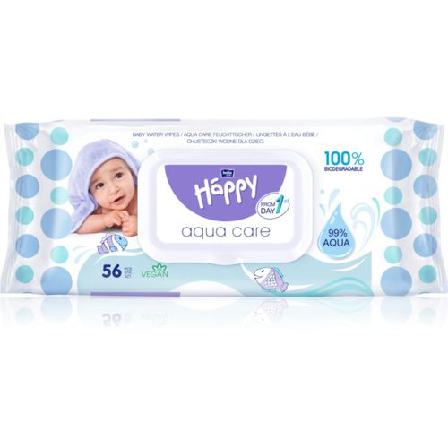 Aqua care salviette detergenti umidificate per bambini 56 pz - Bella Baby Happy - Modalova