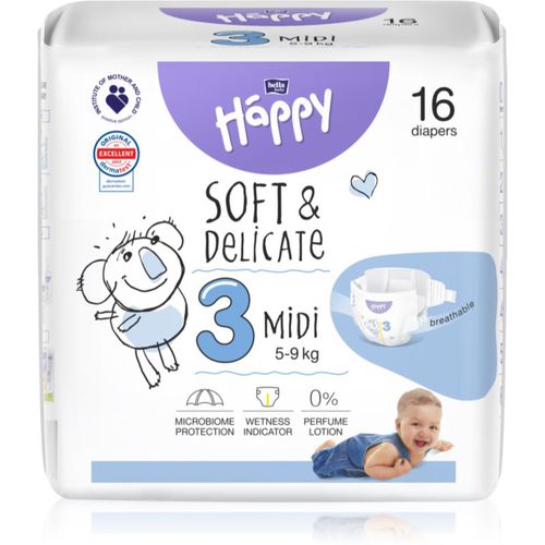 Soft&Delicate Size 3 Midi Einwegwindeln 5-9 kg 16 St - Bella Baby Happy - Modalova