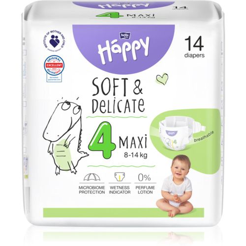 Soft&Delicate Size 4 Maxi pañales desechables 8-14 kg 14 ud - Bella Baby Happy - Modalova