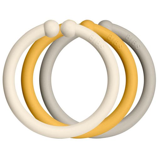 Loops Aufhängeringe Ivory / Honey Bee / Sand 12 St - BIBS - Modalova
