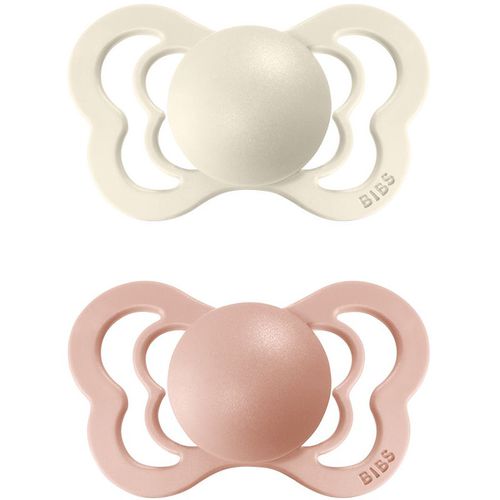 Couture Natural Rubber Size 1: 0+ months chupete Ivory / Blush 2 ud - BIBS - Modalova