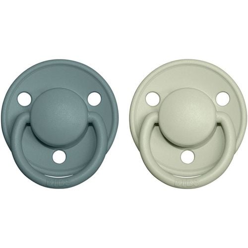 De Lux Natural Rubber Size 1: 0+ months chupete Island Sea / Sage 2 ud - BIBS - Modalova