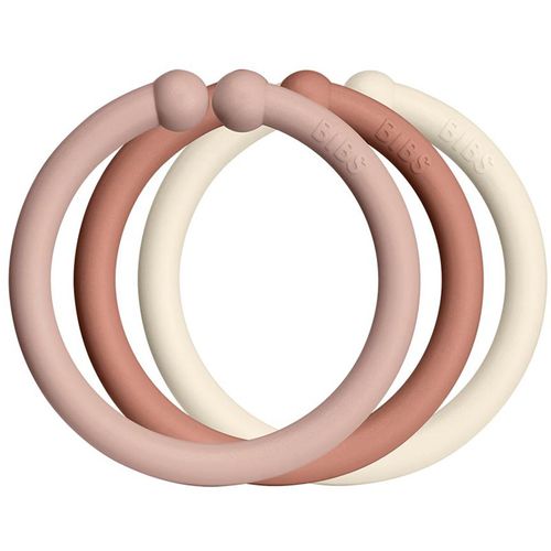 Loops anelli per tende Blush / Woodchuck / Ivory 12 pz - BIBS - Modalova