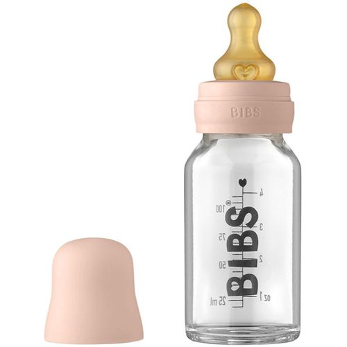 Baby Glass Bottle 110 ml biberón Blush 110 ml - BIBS - Modalova