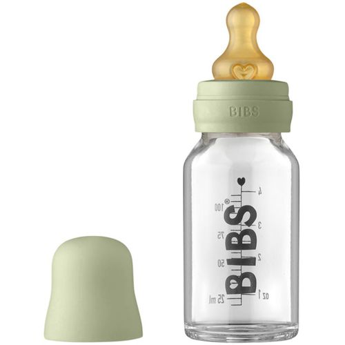 Baby Glass Bottle 110 ml biberon Sage 110 ml - BIBS - Modalova