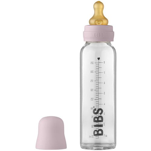 Baby Glass Bottle 225 ml biberón Dusky Lilac 225 ml - BIBS - Modalova