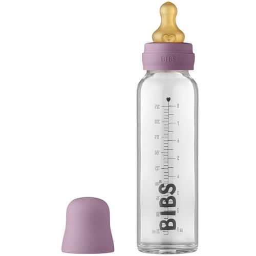 Baby Glass Bottle 225 ml biberón Mauve 225 ml - BIBS - Modalova