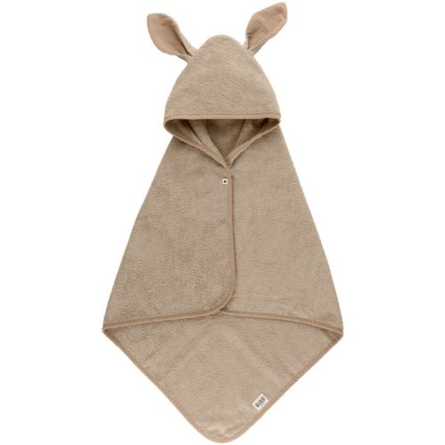 Kangarooo Hoodie Towel asciugamano con con cappuccio Vanila 65 x 65 mc 1 pz - BIBS - Modalova