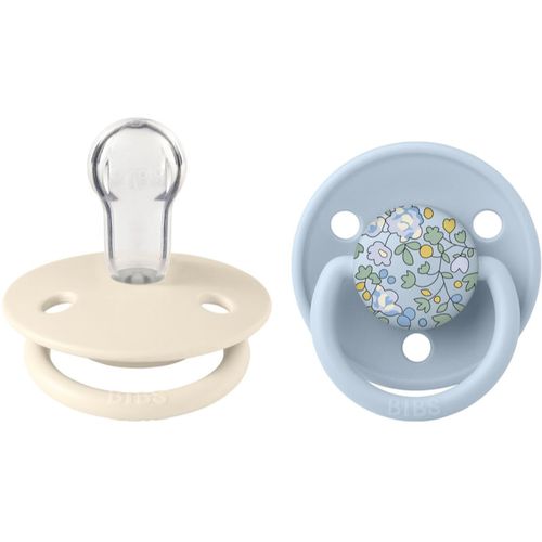 X Liberty De Lux One Size chupete Ivory/ Baby Blue 2 ud - BIBS - Modalova