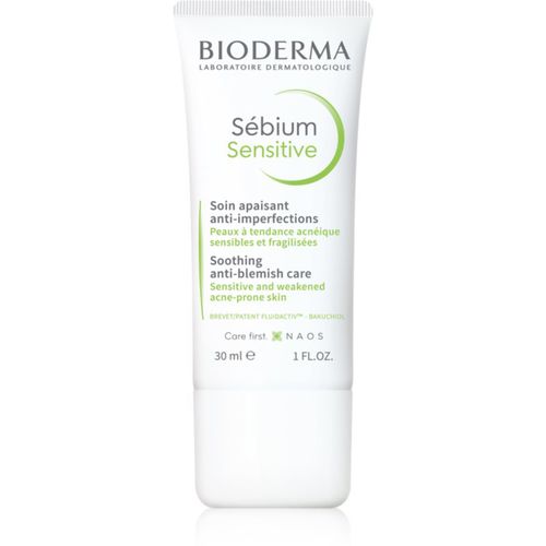 Sébium Sensitive crema intensiva hidratante y calmante para pieles resecas e irritadas debido a un tratamiento de acné 30 ml - Bioderma - Modalova