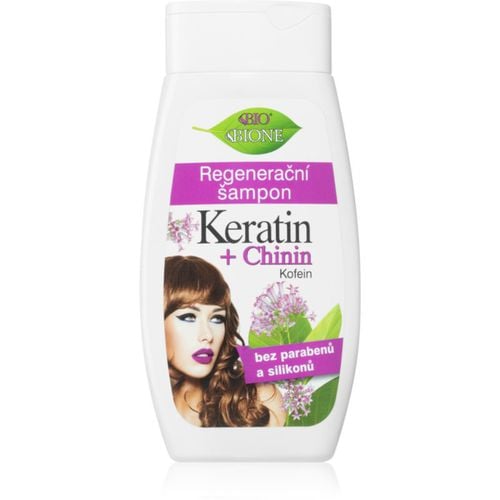 Keratin + Chinin champú regenerador 260 ml - Bione Cosmetics - Modalova