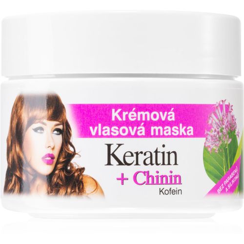 Keratin + Chinin Creme-Maske für das Haar 260 ml - Bione Cosmetics - Modalova