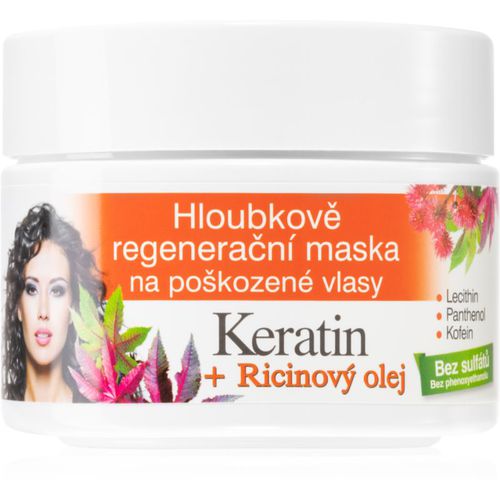 Keratin + Ricinový olej mascarilla regeneradora para cabello 260 ml - Bione Cosmetics - Modalova