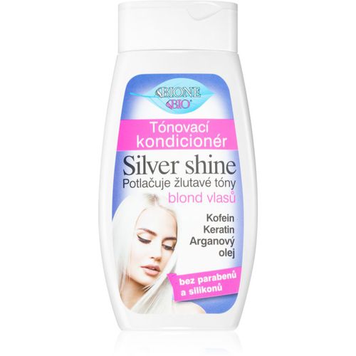 Silver Shine Acondicionador hidratante para neutralizar los tonos amarillos 260 ml - Bione Cosmetics - Modalova