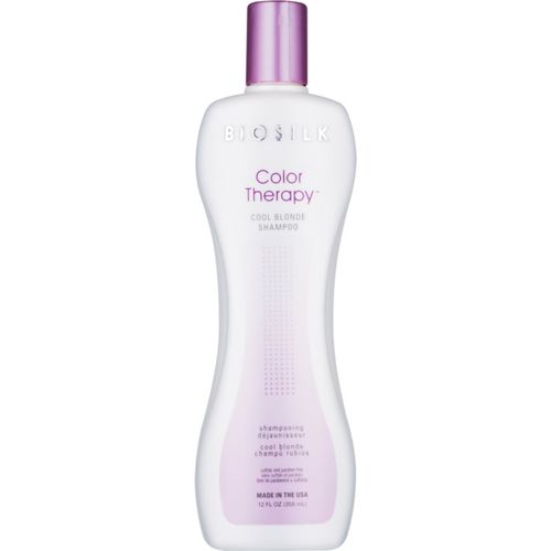 Color Therapy Cool Blonde Shampoo shampoo neutralizzante per toni gialli 355 ml - Biosilk - Modalova