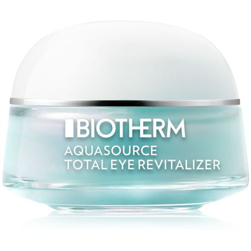 Aquasource Total Eye Revitalizer tratamiento de ojos antibolsas y antiojeras con efecto frío 15 ml - Biotherm - Modalova