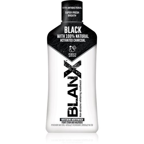 Black Mouthwash enjuague bucal blanqueador con carbón activado 500 ml - BlanX - Modalova