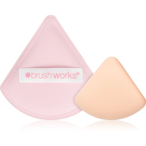 Triangular Powder Puff Duo applicatore in spugna per fondotinta - Brushworks - Modalova