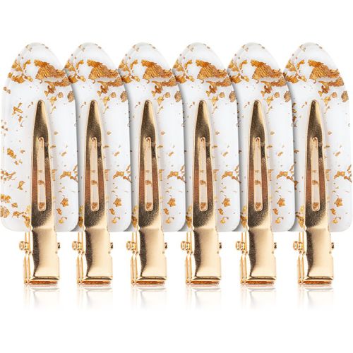 Gold Flake No Crease Clips forcine per capelli 6 pz - Brushworks - Modalova