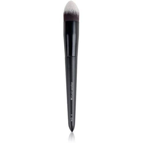 Tapered Precision Buffing Brush brocha para maquillaje tipo NO. 4 1 ud - Brushworks - Modalova