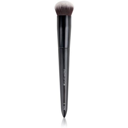 Buffing Foundation Brush pennello per fondotinta tipo NO. 2 1 pz - Brushworks - Modalova