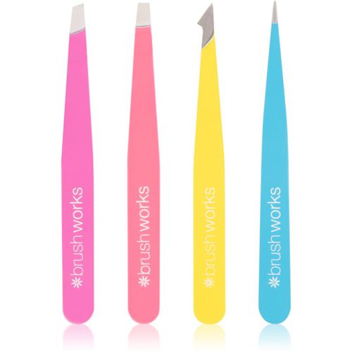 Tweezer Set Neon lote de pinzas - Brushworks - Modalova