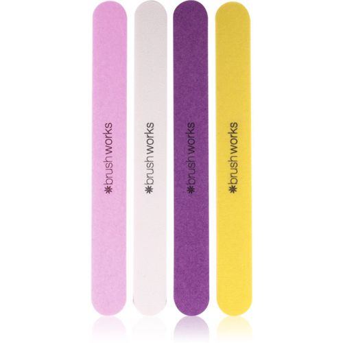 Nail Files Coloured kit di limette (per le unghie) - Brushworks - Modalova